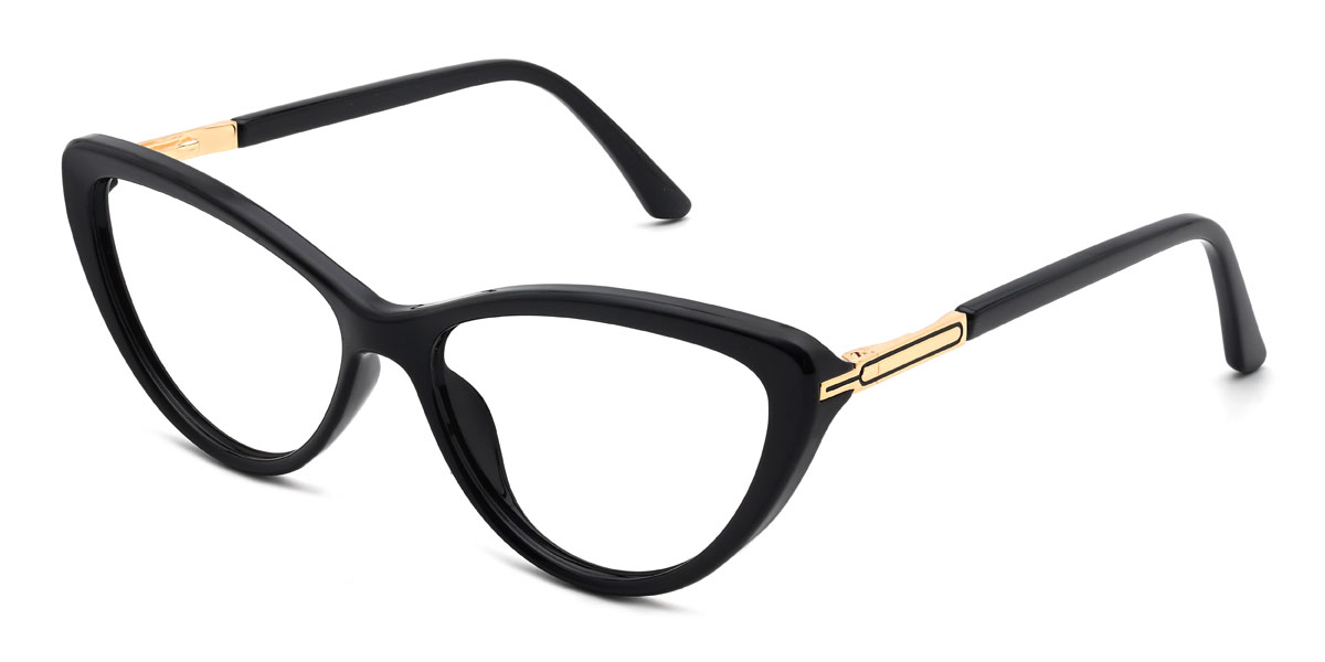 Black Maddux Glasses - Cat Eye Glasses