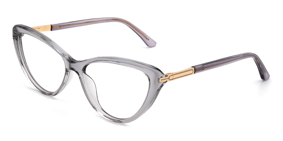 Átlátszó szürke Maddux Szemüveg - Cat Eye Glasses