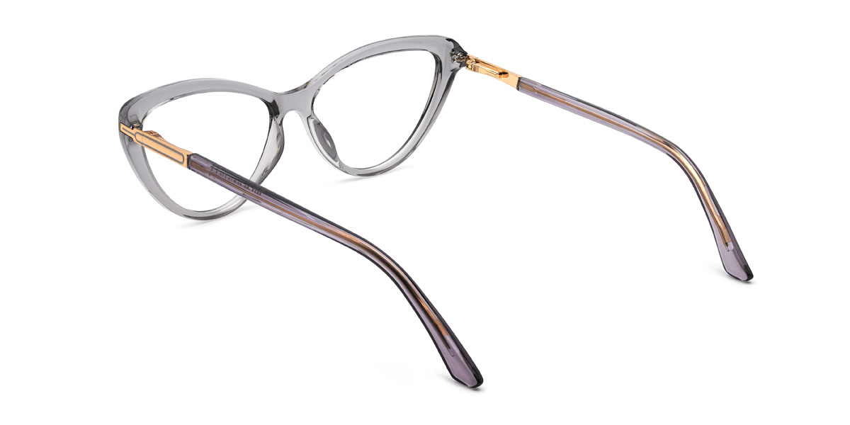 Átlátszó szürke Maddux Szemüveg - Cat Eye Glasses