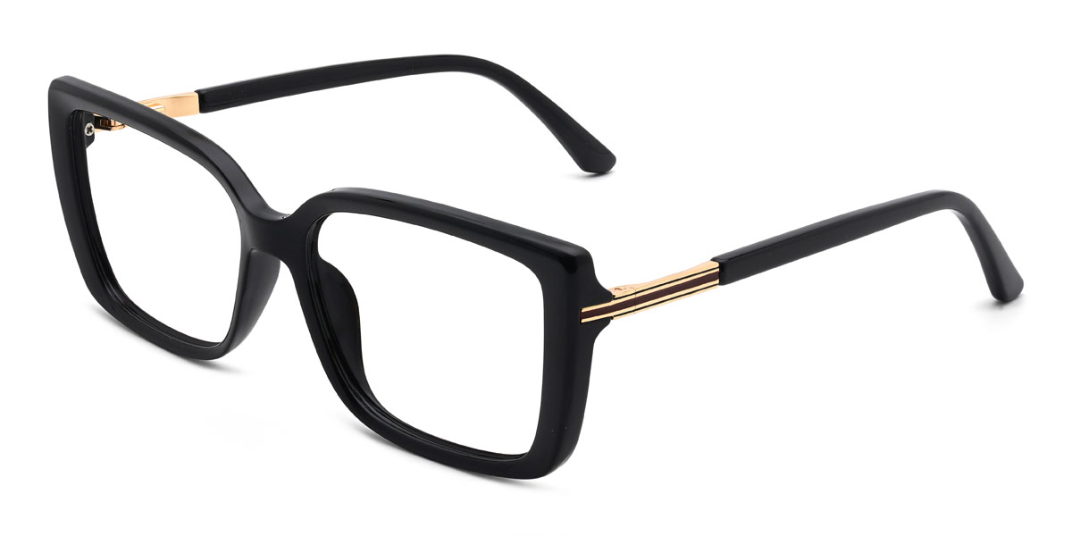 Negro Jaylynn Gafas - Rectangle Glasses