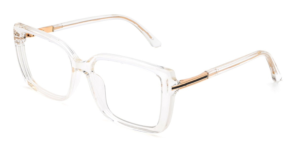 Clear Jaylynn Glasses - Rectangle Glasses