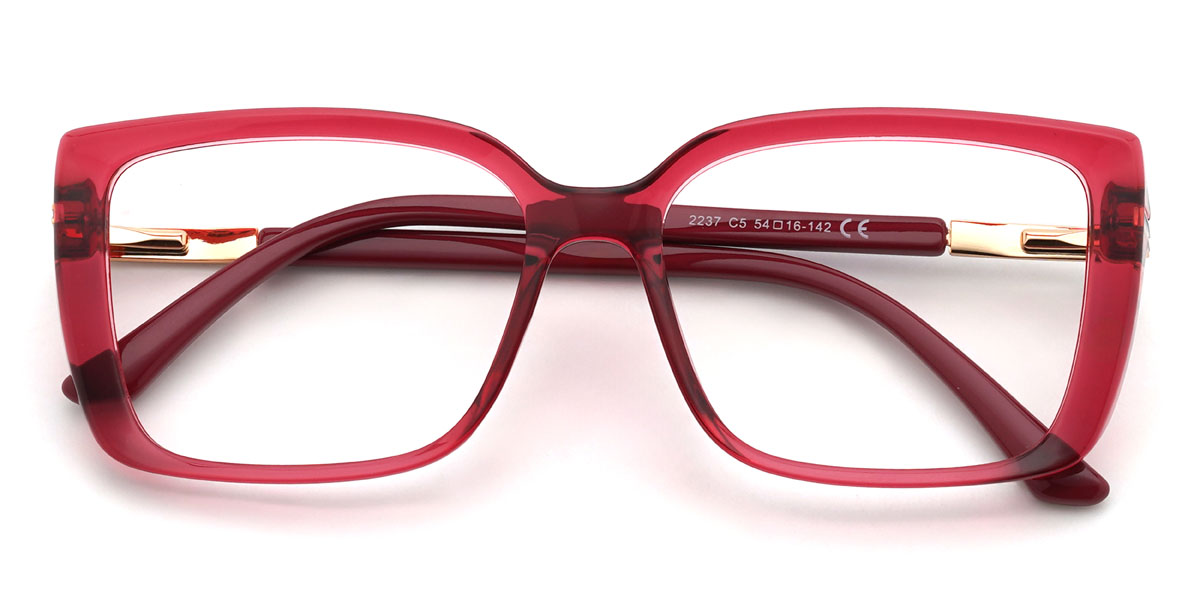 Rojo Jaylynn Gafas - Rectangle Glasses