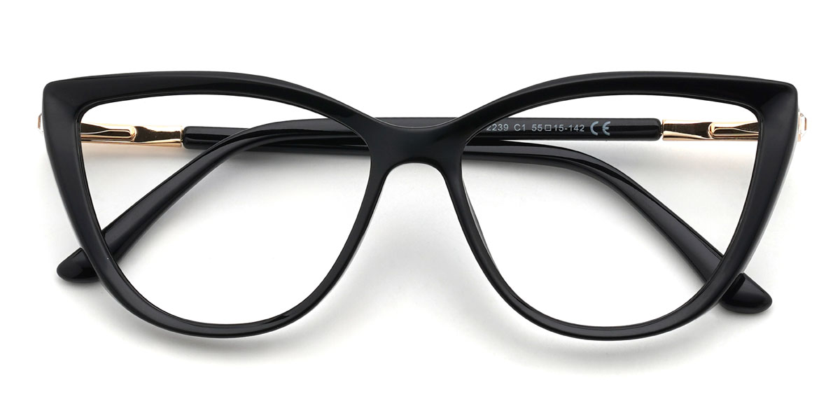 Black Cutie Glasses - Cat Eye Glasses