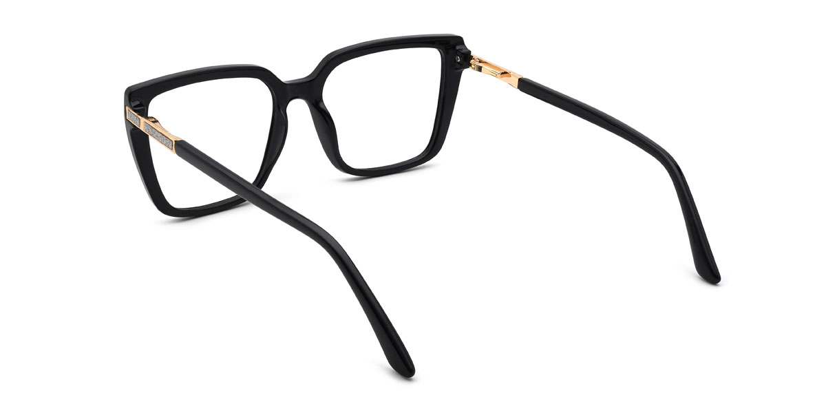 Black Emely Glasses - Rectangle Glasses