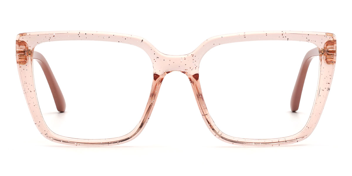 Svetloružová Emely - Rectangle Glasses