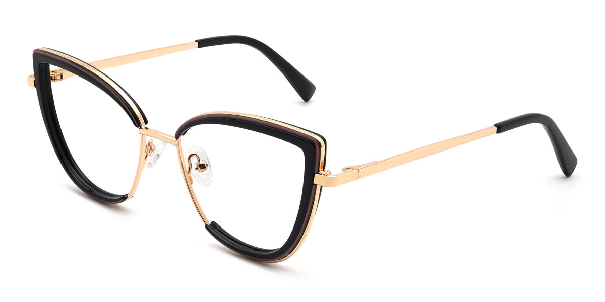 Schwarz Aislinn Brille - Cat Eye Glasses