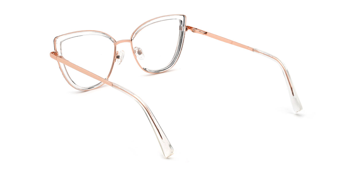Schwarz Klar Aislinn Brille - Cat Eye Glasses