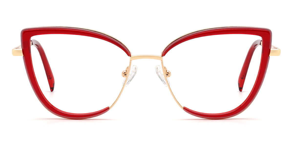 Red Aislinn Glasses - Cat Eye Glasses