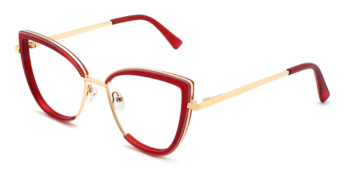 Red Aislinn Glasses - Cat Eye Glasses