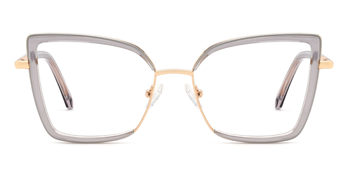 Klar Grau Catarina Brille - Cat Eye Glasses