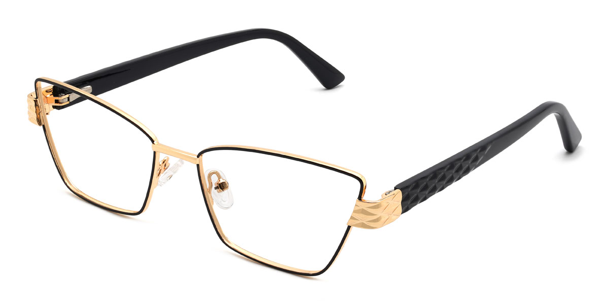Negro Gianluca Gafas - Rectangle Glasses