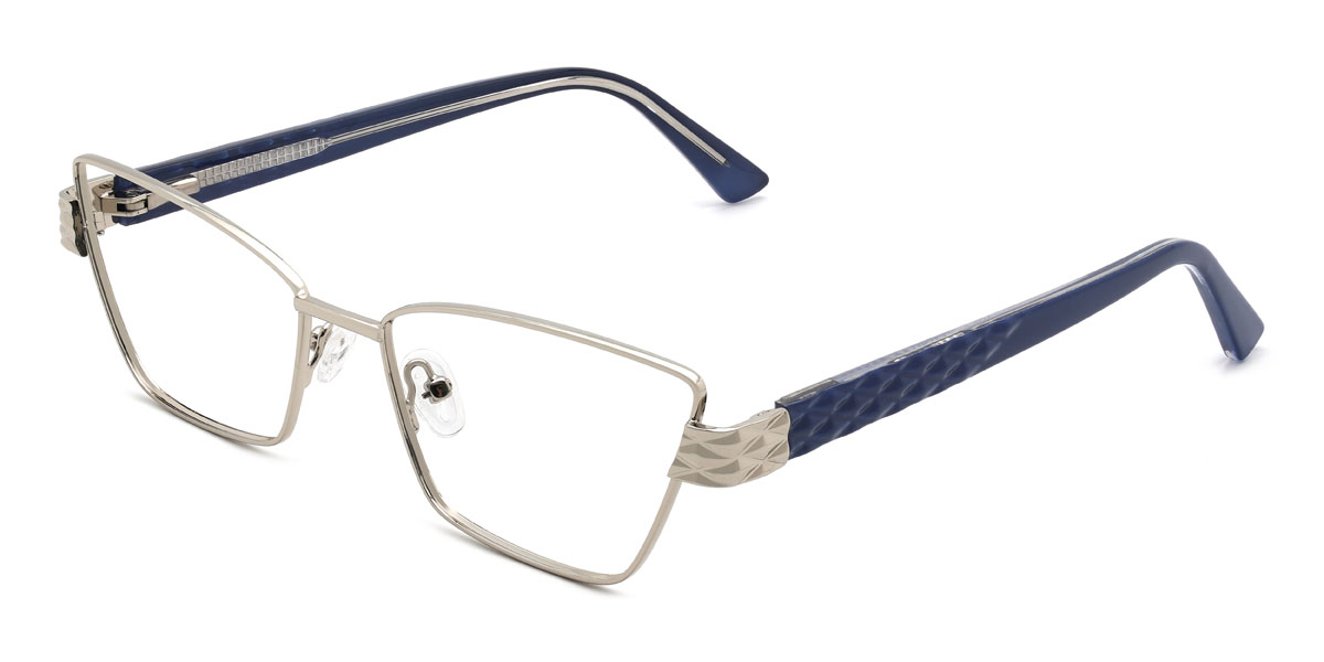 Ezüst Gianluca Szemüveg - Rectangle Glasses