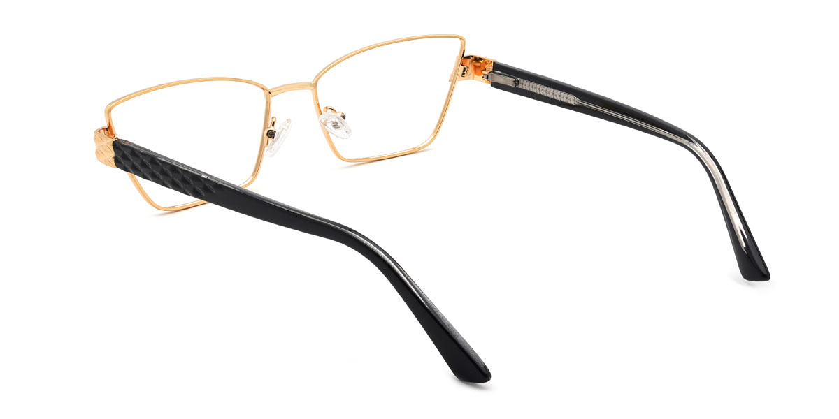 Gold Gianluca Glasses - Rectangle Glasses