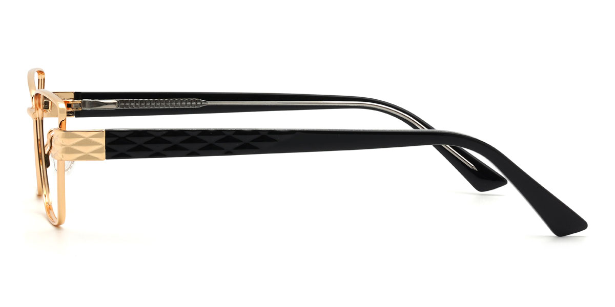 Gold Gianluca Glasses - Rectangle Glasses