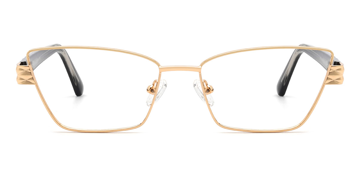 Gold Gianluca Glasses - Rectangle Glasses