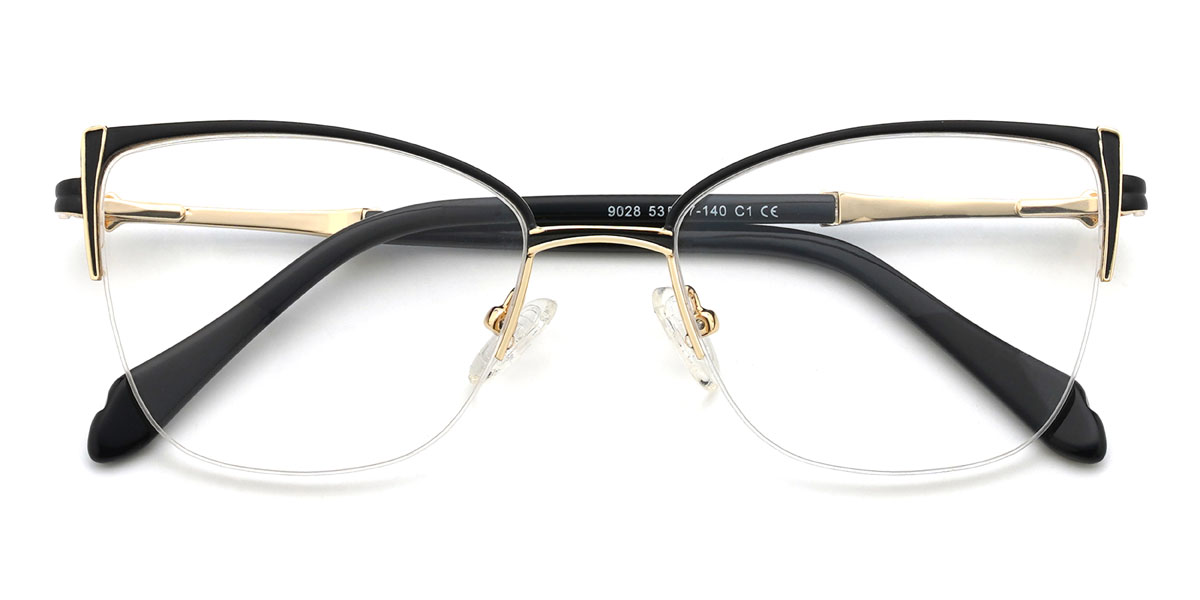 Schwarz Noora Brille - Cat Eye Glasses