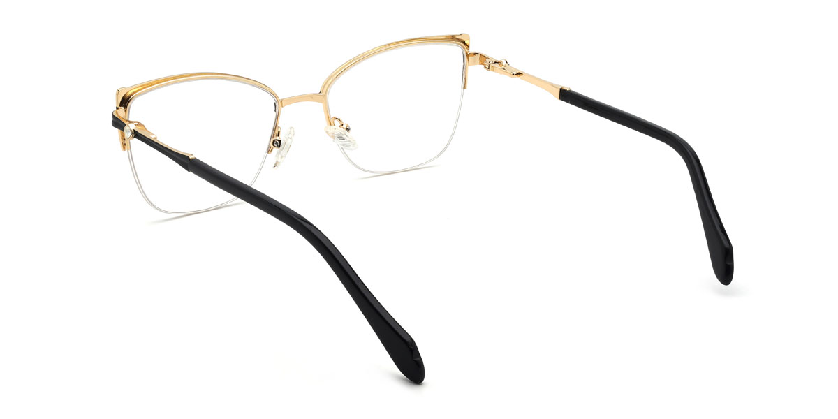 Schwarz Noora Brille - Cat Eye Glasses