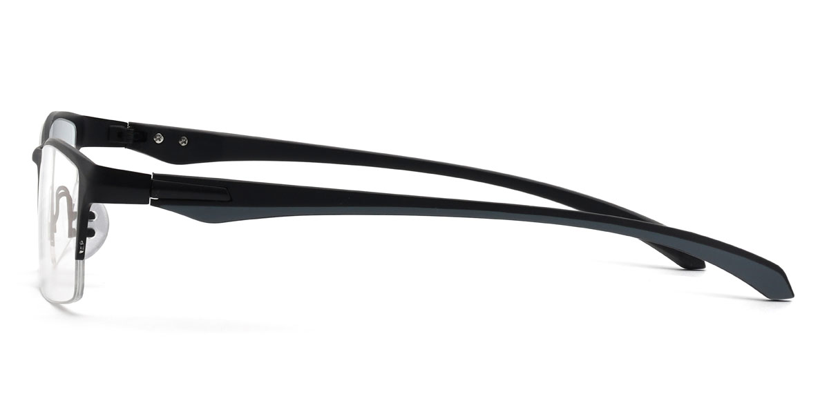 Black Danilo Glasses - Rectangle Glasses