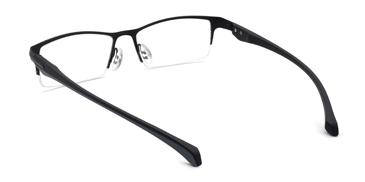 Black Danilo Glasses - Rectangle Glasses