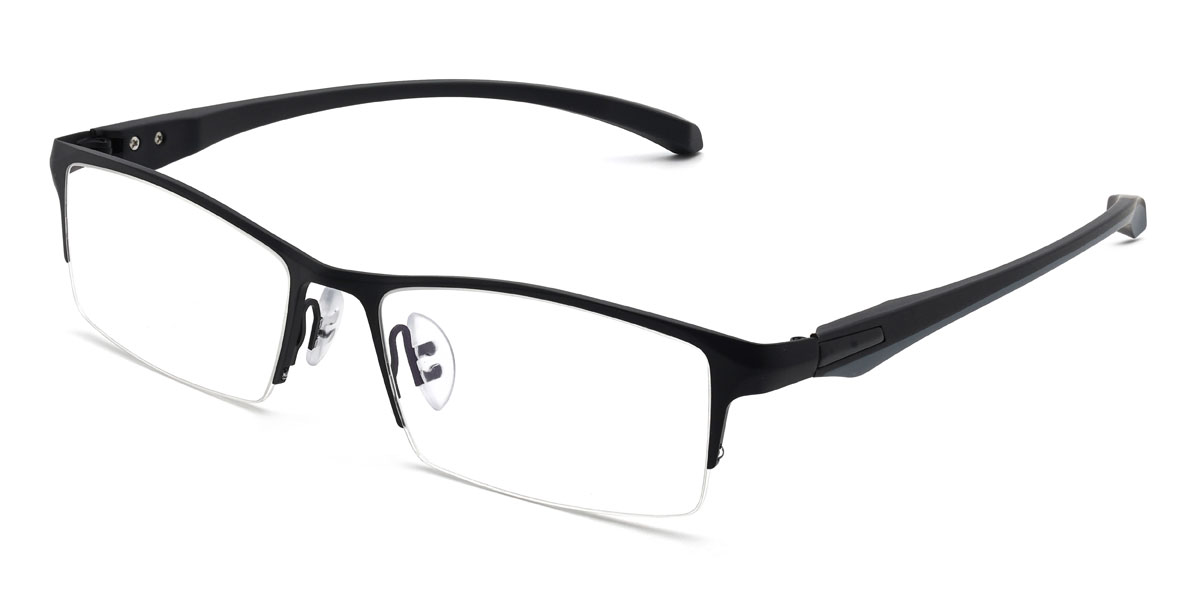 Black Danilo Glasses - Rectangle Glasses