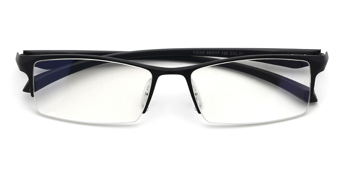 Black Danilo Glasses - Rectangle Glasses