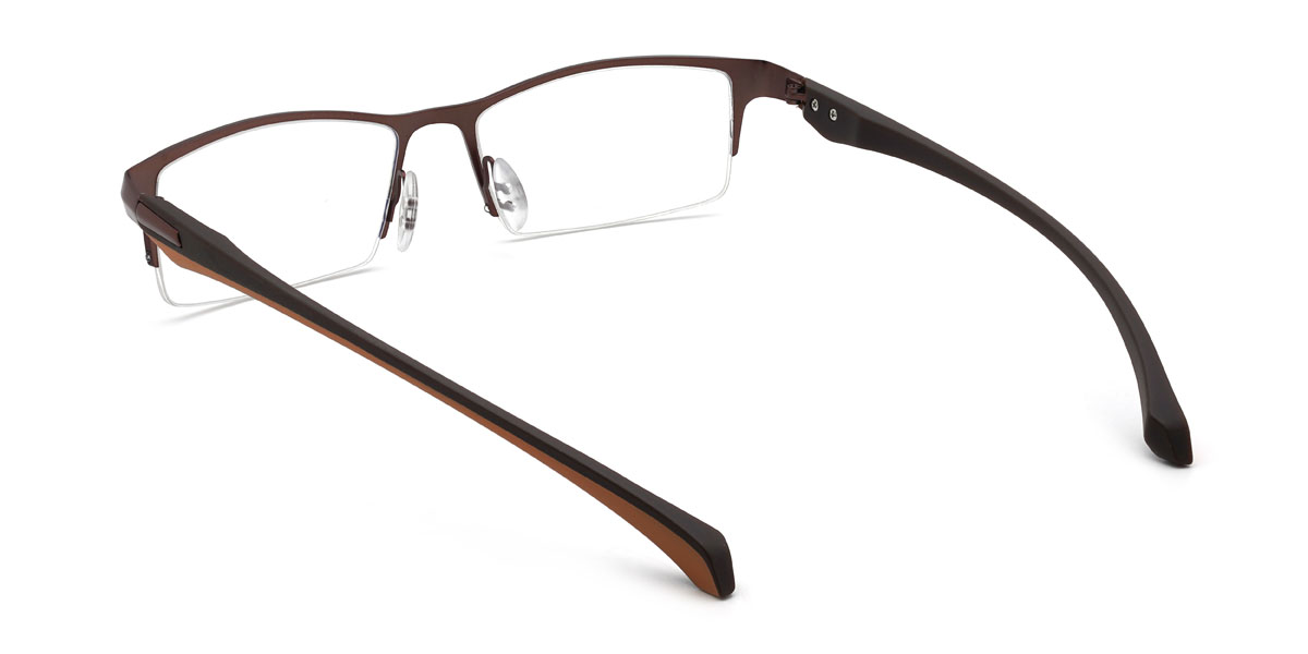 Marron Danilo Lunettes - Rectangle Glasses