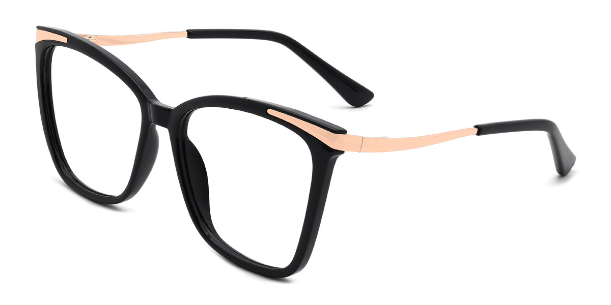 Negro Kashmir Gafas - Square Glasses