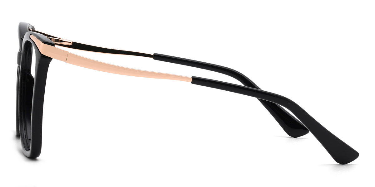 Negro Kashmir Gafas - Square Glasses
