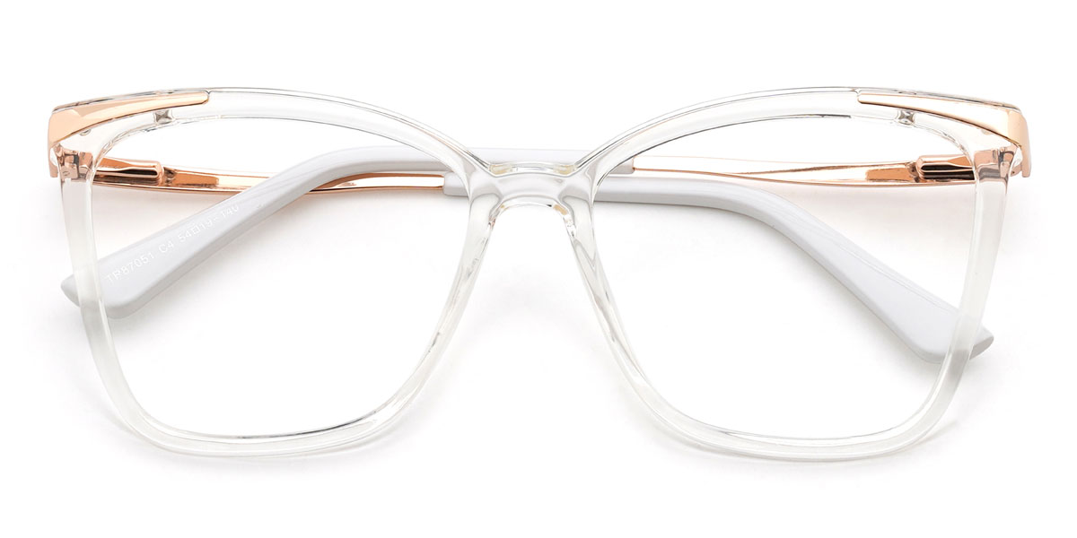 Clear Kashmir Glasses - Square Glasses