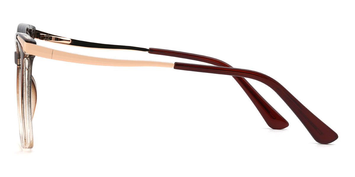 Gradiente Marrom Kashmir Óculos - Square Glasses