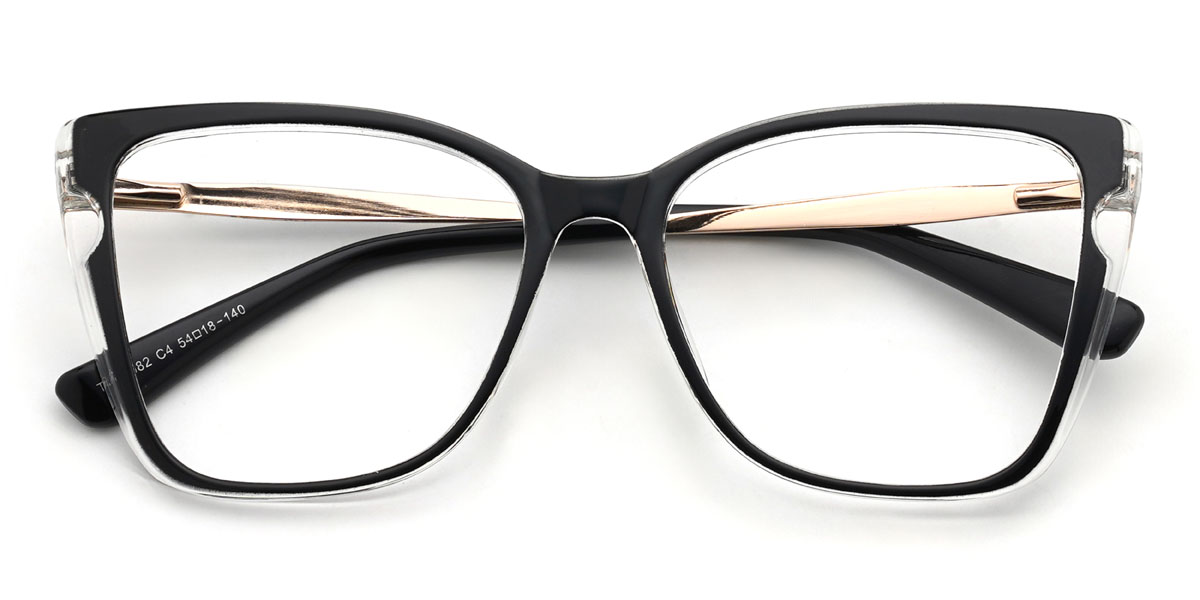 Fekete Shalom Szemüveg - Square Glasses