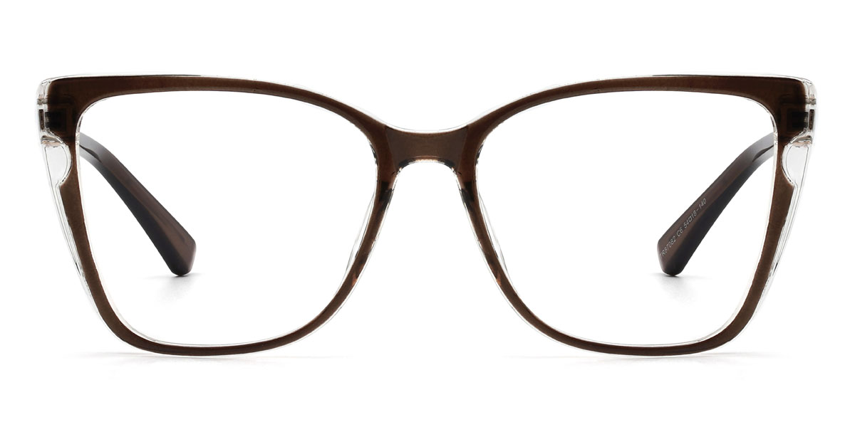 Hnedý Shalom - Square Glasses
