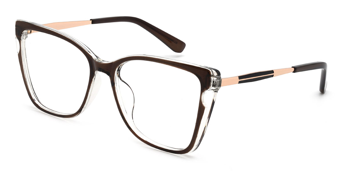 Marrón Shalom Gafas - Square Glasses