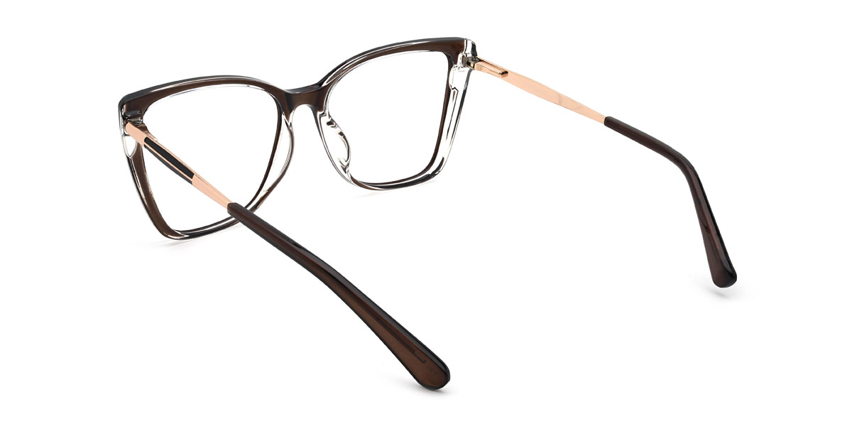 Marrón Shalom Gafas - Square Glasses