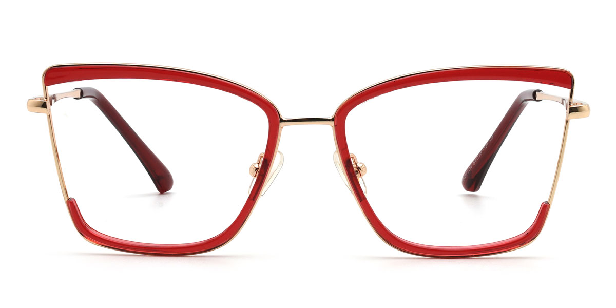 Arany piros Carlee Szemüveg - Rectangle Glasses