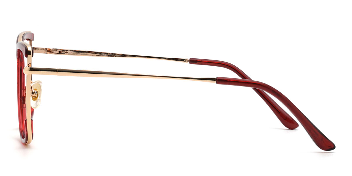 Arany piros Carlee Szemüveg - Rectangle Glasses