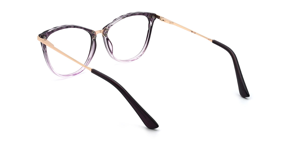 Gradient Purple Vaughn Glasses - Cat Eye Glasses