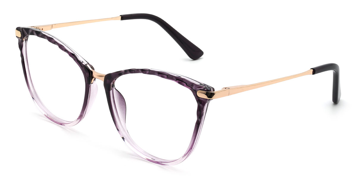 Gradient Purple Vaughn Glasses - Cat Eye Glasses