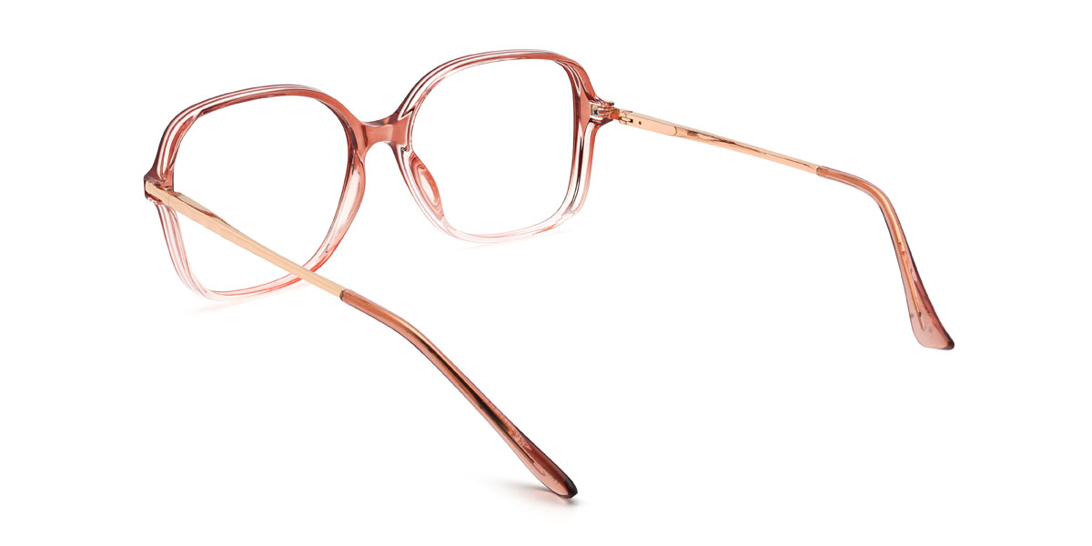 Dégradé Rouge Manuela Lunettes - Square Glasses