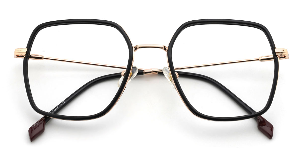 Black Kailee Glasses - Square Glasses