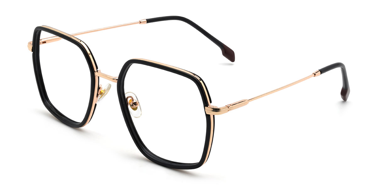 Black Kailee Glasses - Square Glasses