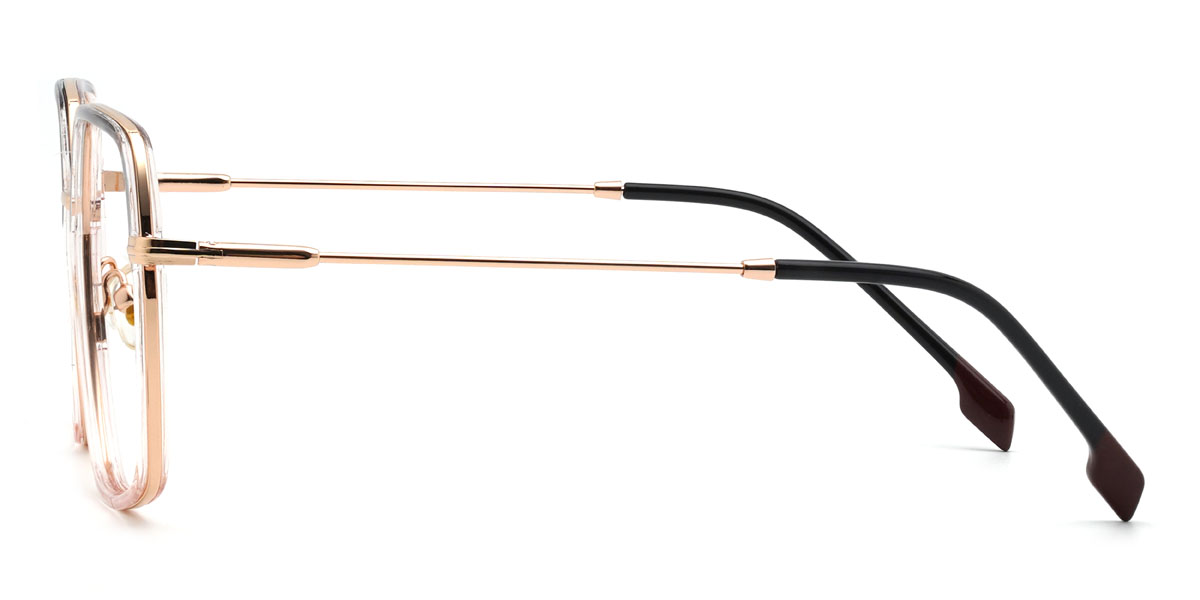 Grey Pink Kailee Glasses - Square Glasses
