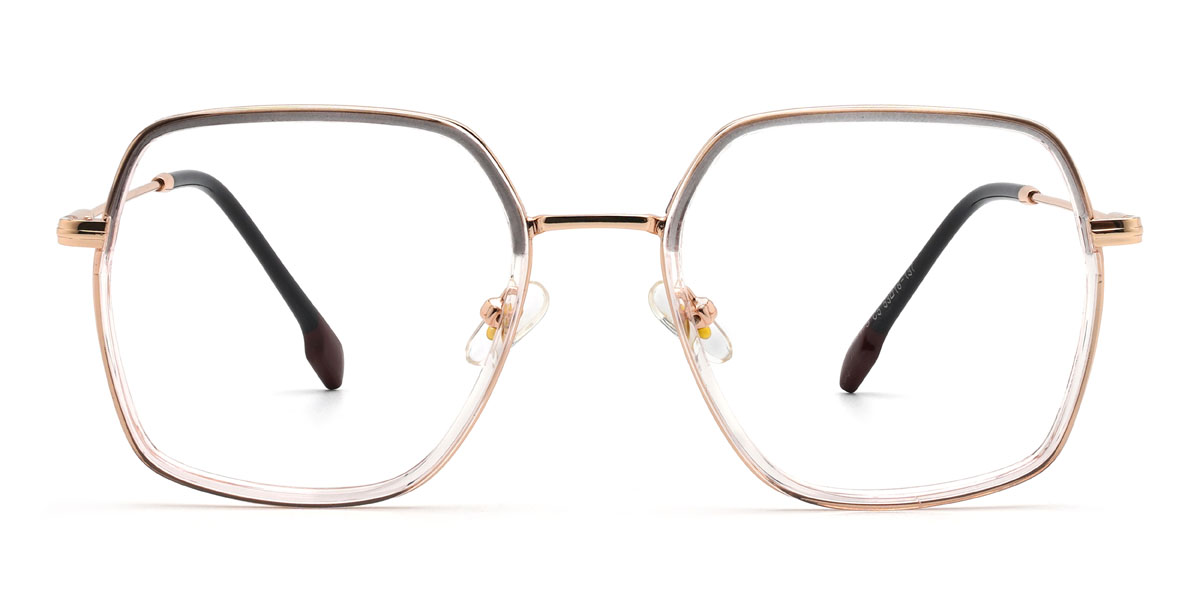Cinza Rosa Kailee - Square Glasses
