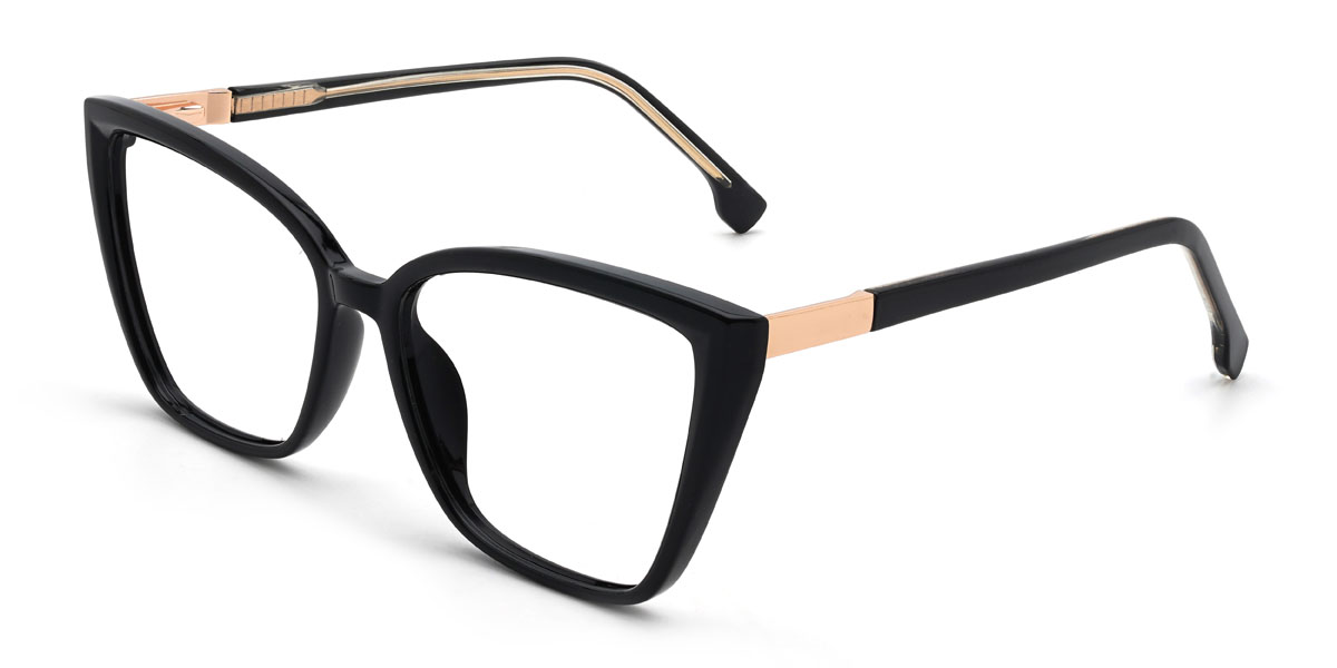 Black Noelani Glasses - Cat Eye Glasses