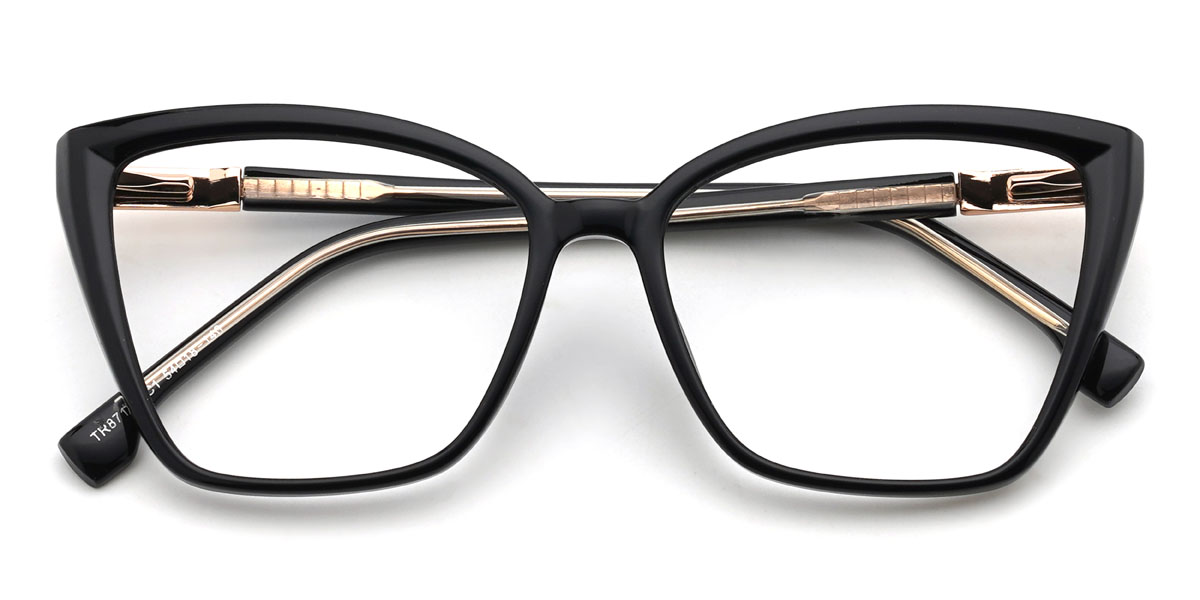Black Noelani Glasses - Cat Eye Glasses