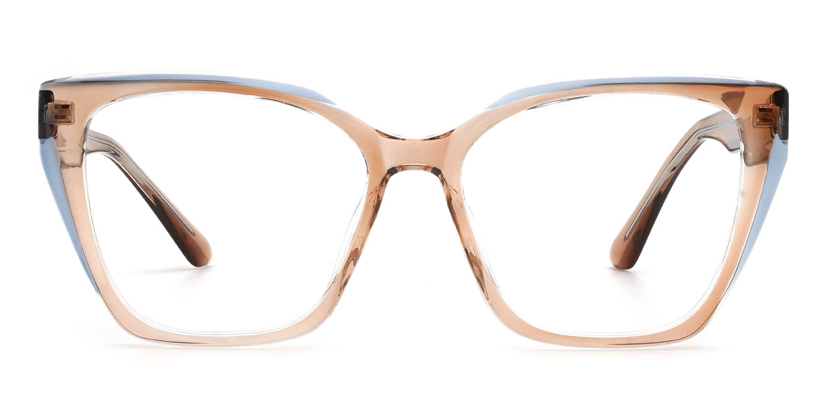 Orange Blue Irina - Cat Eye Glasses
