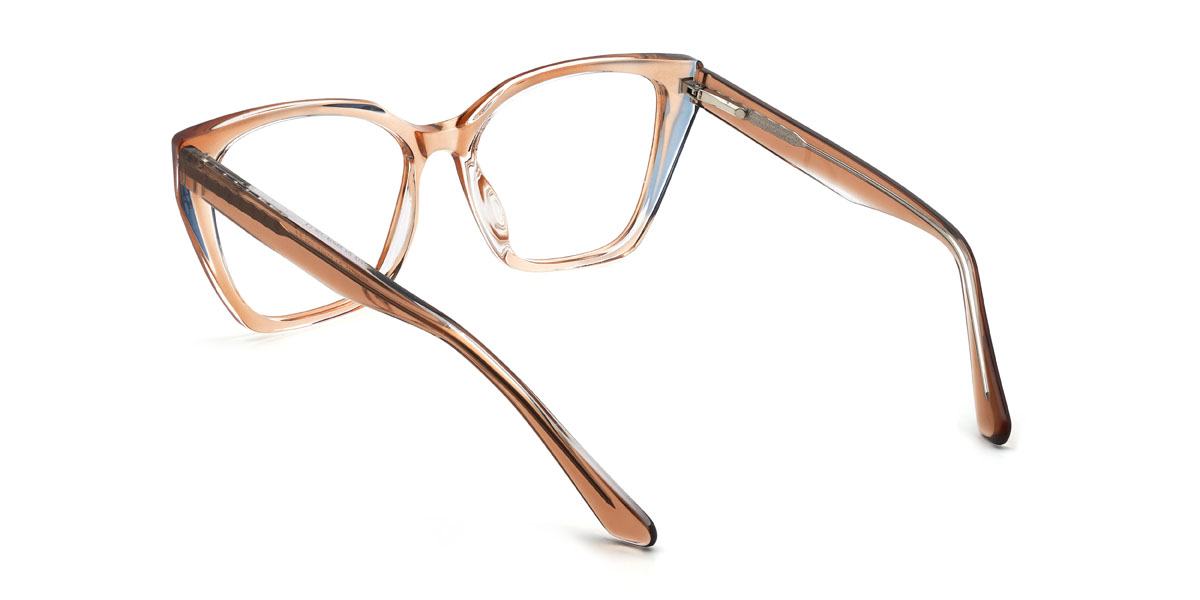 Orange Blue Irina Glasses - Cat Eye Glasses