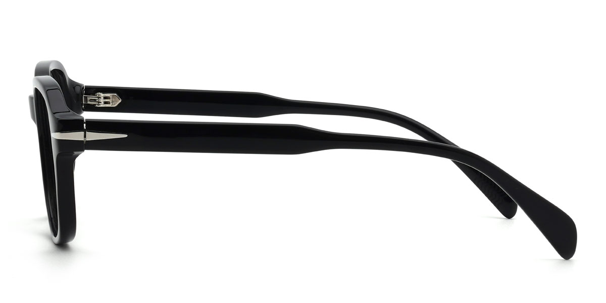 Black Tenzin Glasses - Rectangle Glasses