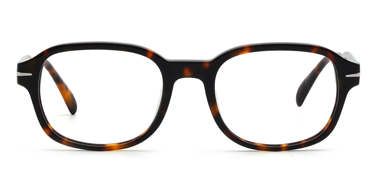 Tortoiseshell Tenzin Glasses - Rectangle Glasses