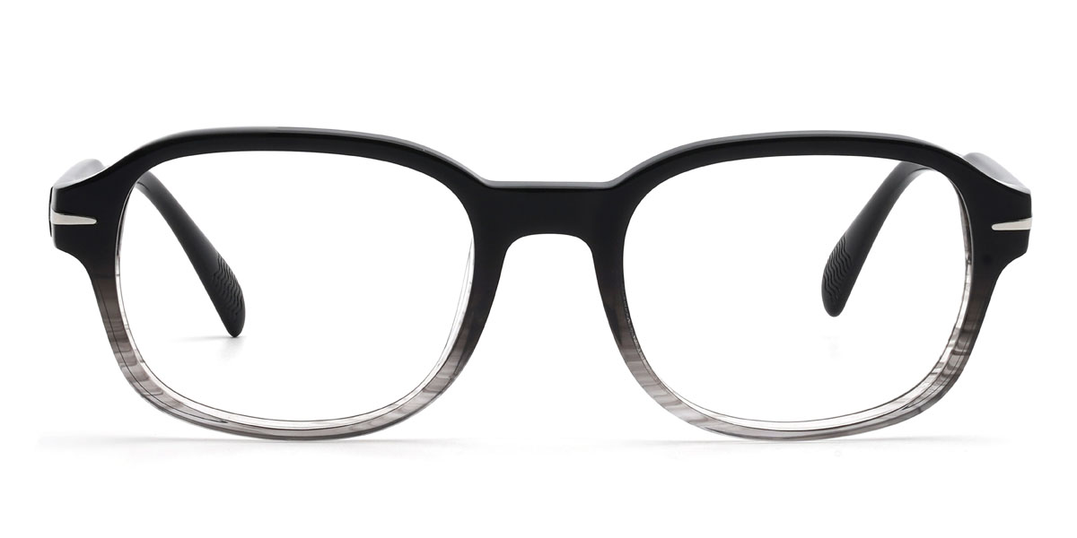 Gradiente preto Tenzin - Rectangle Glasses